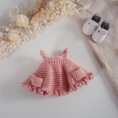 Robe été pour poupée : patron au crochet PDF