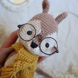 Lunettes rondes amigurumis