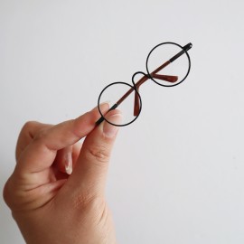 Lunettes rondes amigurumis