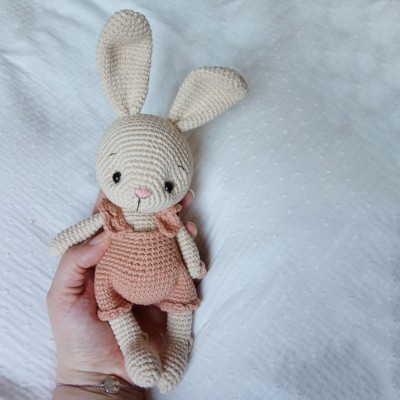 Kit Crochet Coton mon petit lapin – Coffret Complet, Patron PDF