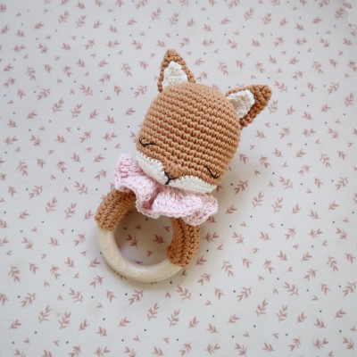 Hochet Socquette jolie renarde : Patron Au Crochet PDF