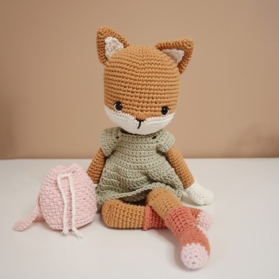 Socquette, jolie renarde : Patron Au Crochet PDF