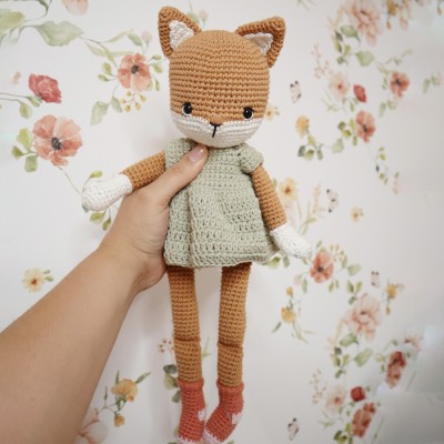 Socquette, jolie renarde : Patron Au Crochet PDF