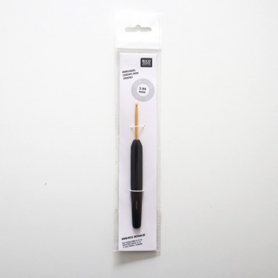 Crochet ergonomique 3,00 mm en aluminium Rico Design