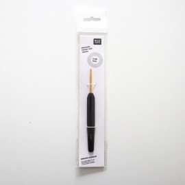 Crochet ergonomique 3,00 mm en aluminium Rico Design