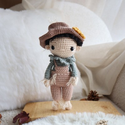 Ferdinand l'épouvantail : Patron Au Crochet PDF
