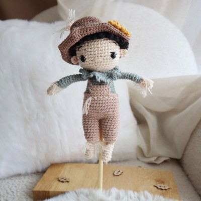 Ferdinand l'épouvantail : Patron Au Crochet PDF