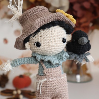 Ferdinand l'épouvantail : Patron Au Crochet PDF