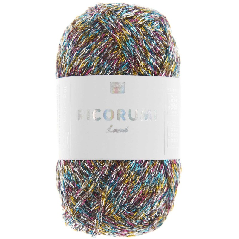 Fil Ricorumi réf.004 Lamé Multicolor