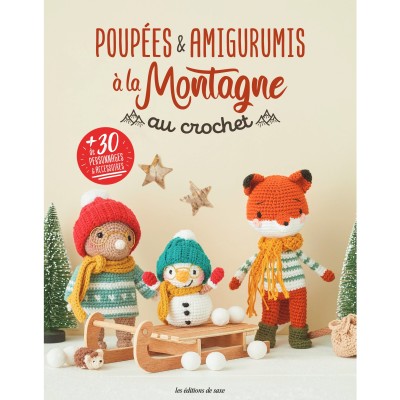 Livre "Poupées & amigurumis à la montagne au crochet" Les éditions de saxe
