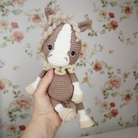 Kit Crochet Galopin, le cheval – Coffret Complet, Patron PDF