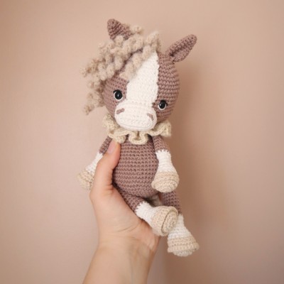 Kit Crochet Galopin, le cheval – Coffret Complet, Patron PDF