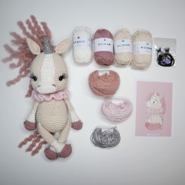 Kit Crochet Etoile, la licorne – Coffret Complet, Patron PDF