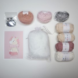 Kit Crochet Etoile, la licorne – Coffret Complet, Patron PDF