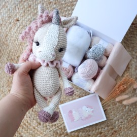 Kit Crochet Etoile, la licorne – Coffret Complet, Patron PDF