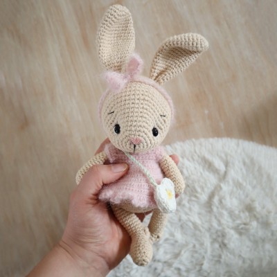 Tenue amigurumi robe et serre tête : patron au crochet PDF