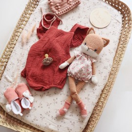 Kit Crochet Socquette, jolie renarde – Coffret Complet, Patron PDF
