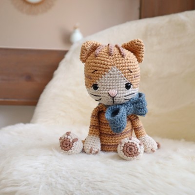 Caramel, le chaton : Patron Au Crochet PDF