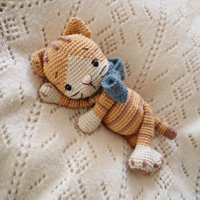Caramel, le chaton : Patron Au Crochet PDF