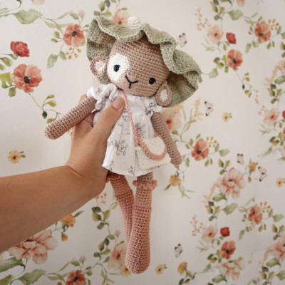 Kit Crochet Scarlett, jolie biquette – Coffret Complet, Patron PDF