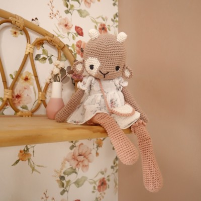 Kit Crochet Scarlett, jolie biquette – Coffret Complet, Patron PDF