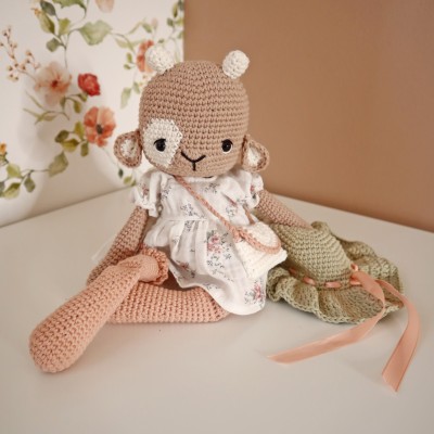 Kit Crochet Scarlett, jolie biquette – Coffret Complet, Patron PDF