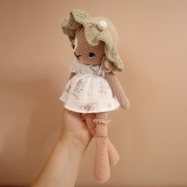 Kit Crochet Scarlett, jolie biquette – Coffret Complet, Patron PDF
