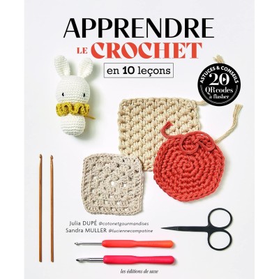 Livre "Apprendre le crochet en 10 leçons" Les éditions de saxe