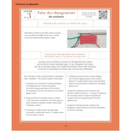 Livre "Apprendre le crochet en 10 leçons" Les éditions de saxe