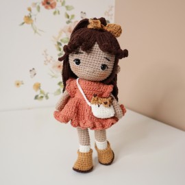 Cannelle, demoiselle d'automne : Patron Au Crochet PDF
