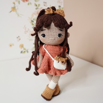 Cannelle, demoiselle d'automne : Patron Au Crochet PDF