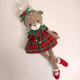 Patron "Solveig, renne de Noël"