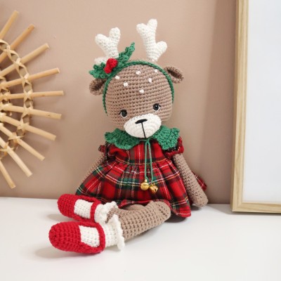 Patron "Solveig, renne de Noël"