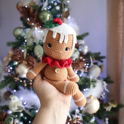Biscuit, bonhomme de pain d'épices : Patron Au Crochet PDF