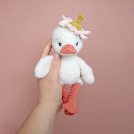 Kit Crochet Plume, mon petit caneton – Coffret Complet, Patron PDF