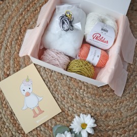 Coffret version 1 : Plume, mon petit caneton en fil romance