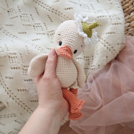 Kit Crochet Plume, mon petit caneton – Coffret Complet, Patron PDF