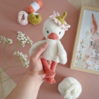Plume, mon petit caneton : Patron Au Crochet PDF