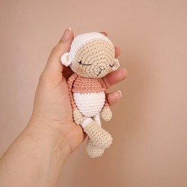 Les minis du bonheur : Coton le lapin & Pelote l'agneau : Patron Au Crochet PDF