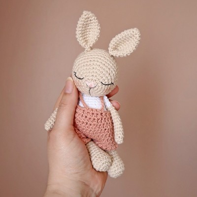 Les minis du bonheur : Coton le lapin & Pelote l'agneau : Patron Au Crochet PDF