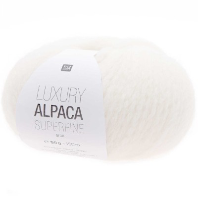 Fil Rico Luxury Alpaca Superfine réf.001 Crème