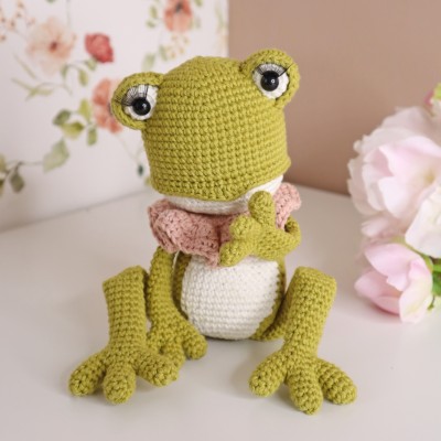 Pénélope la grenouille : Patron Au Crochet PDF