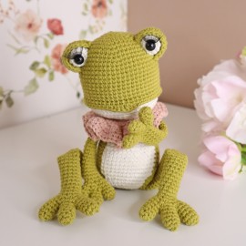 Pénélope la grenouille : Patron Au Crochet PDF