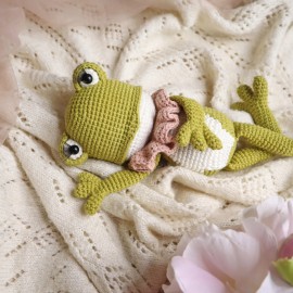 Pénélope la grenouille : Patron Au Crochet PDF