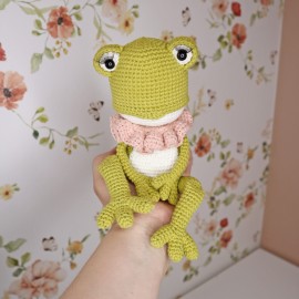 Kit Crochet Pénélope, la grenouille – Coffret Complet, Patron PDF