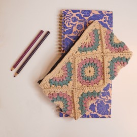 Kit Crochet Trousse Granny Bloom – Coffret Complet, Patron PDF