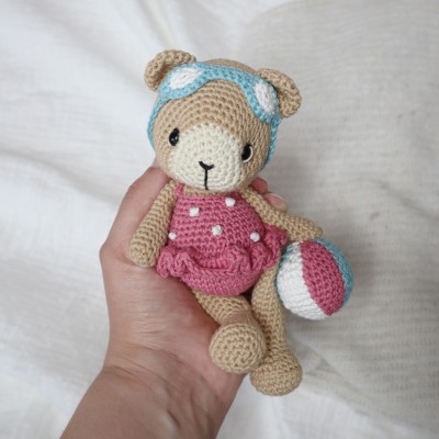 Margotte, ma petite oursonne : Patron Au Crochet PDF