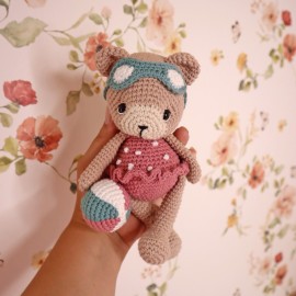 Kit Crochet Margotte, ma petite oursonne – Coffret Complet, Patron PDF