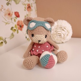 Kit Crochet Margotte, ma petite oursonne – Coffret Complet, Patron PDF
