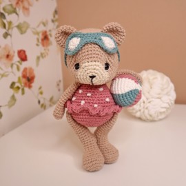Kit Crochet Margotte, ma petite oursonne – Coffret Complet, Patron PDF